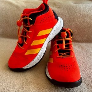 Adidas boys basketball sneakers. Barely worn.